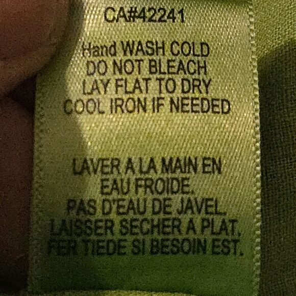 Young Fabulous & Broke Linen Blend L Green Shirt Dress M Coastal Beachy Vacation - Picture 8 of 10